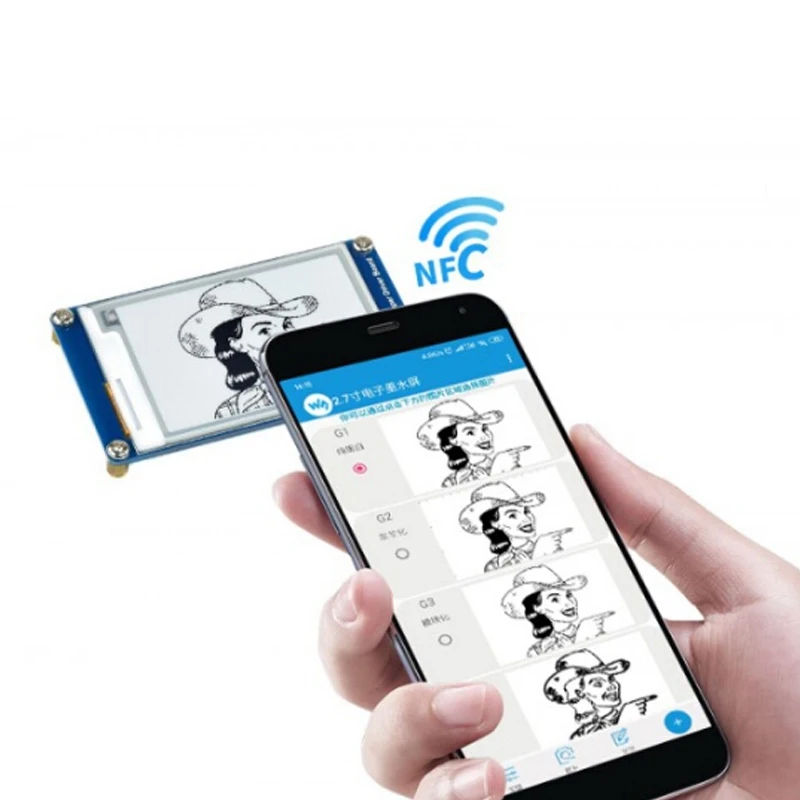 Waveshare 2.7Inch Passive NFC-Powered E-Paper Module,Black and White Display Color Support Wireless Powering and Data Transfer
Waveshare 2.7Inch Passive NFC-Powered E-Paper Module,Black and White Display Color Support Wireless Powering and Data Transfer