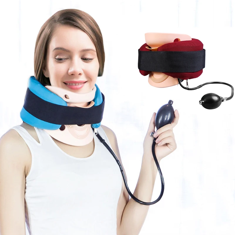 Cervical Vertebra Tractor Inflatable Adjustable Neck Brace Supporter Pain Relief Detachable Cervical Support Traction Apparatus
Cervical Vertebra Tractor Inflatable Adjustable Neck Brace Supporter Pain Relief Detachable Cervical Support Traction Apparatus