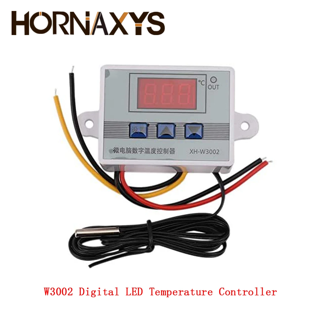 

12V 24V 110V 220V Professional W3002 Digital LED Temperature Controller 10A Thermostat Regulator XH-3002