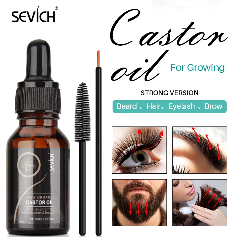 Sevich Castor Oil Eyelashes Eyebrow Growth Serum Hair Growth Essential Oils Lash Fast Growth Hair Loss Treatment Hair Beard Care
Sevich Castor Oil Eyelashes Eyebrow Growth Serum Hair Growth Essential Oils Lash Fast Growth Hair Loss Treatment Hair Beard Care