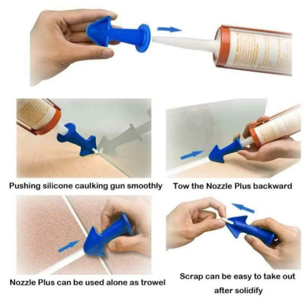 14*Stainless Steel Caulking Nozzle + 3*Silicone Caulking Finisher Tool Mighty Caulking Finisher High Quality Sealing Caulking
14*Stainless Steel Caulking Nozzle + 3*Silicone Caulking Finisher Tool Mighty Caulking Finisher High Quality Sealing Caulking