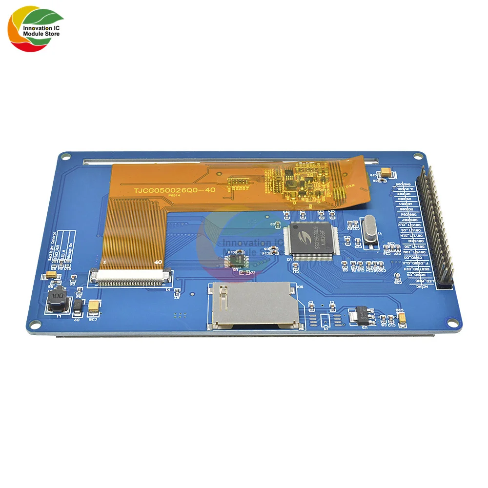 

Ziqqucu 5.0" 5.0 inch TFT LCD Display Module SSD1963 with Touch Panel SD Card 800*480 Resolution for Arduino AVR STM32 ARM