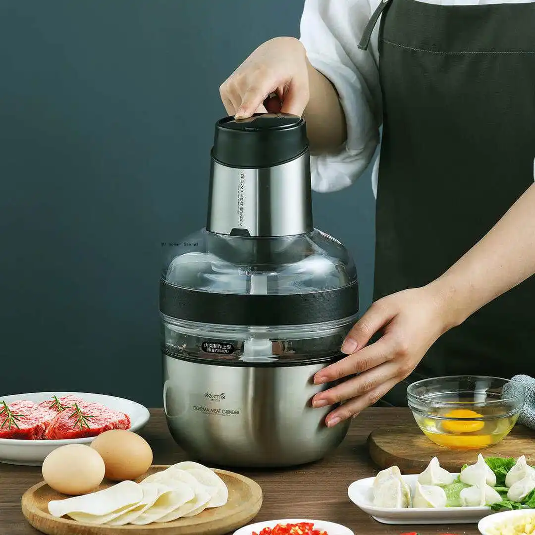 DEERMA DEM-JR01 1.8l Foodblender Meat Grinder In Stainless Steel Electric Grinder Automatic Triture Machine For Domestic Use
DEERMA DEM-JR01 1.8l Foodblender Meat Grinder In Stainless Steel Electric Grinder Automatic Triture Machine For Domestic Use