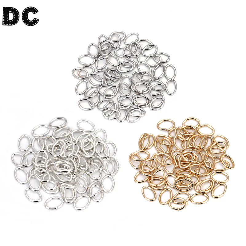 200pcs/bag 7*5mm Oval Gold/Silver/Rhodium Color Metal Closed Split Jump Rings Connector for DIY Jewelry Making Findings
200pcs/bag 7*5mm Oval Gold/Silver/Rhodium Color Metal Closed Split Jump Rings Connector for DIY Jewelry Making Findings