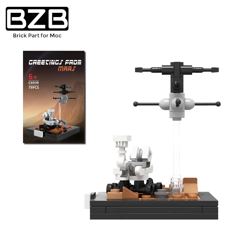 BZB MOC Science Education Mars Rover Planetary Vehicle 65435 Building Blocks Model Brick Parts Kids DIY Toys Birthday Best Gift
BZB MOC Science Education Mars Rover Planetary Vehicle 65435 Building Blocks Model Brick Parts Kids DIY Toys Birthday Best Gift