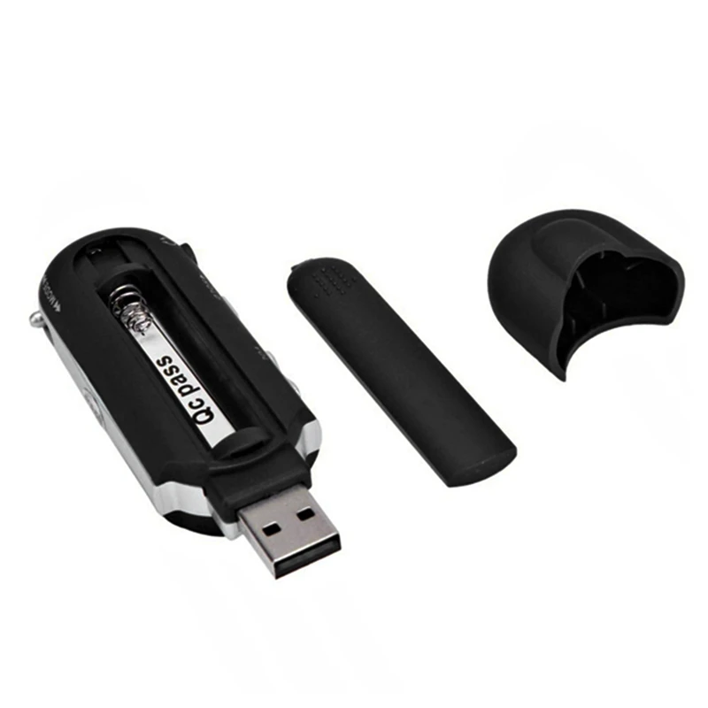 Экран MP3 U диск No. 7 батарея карта USB in-line радио кассетный плеер черный | Электроника