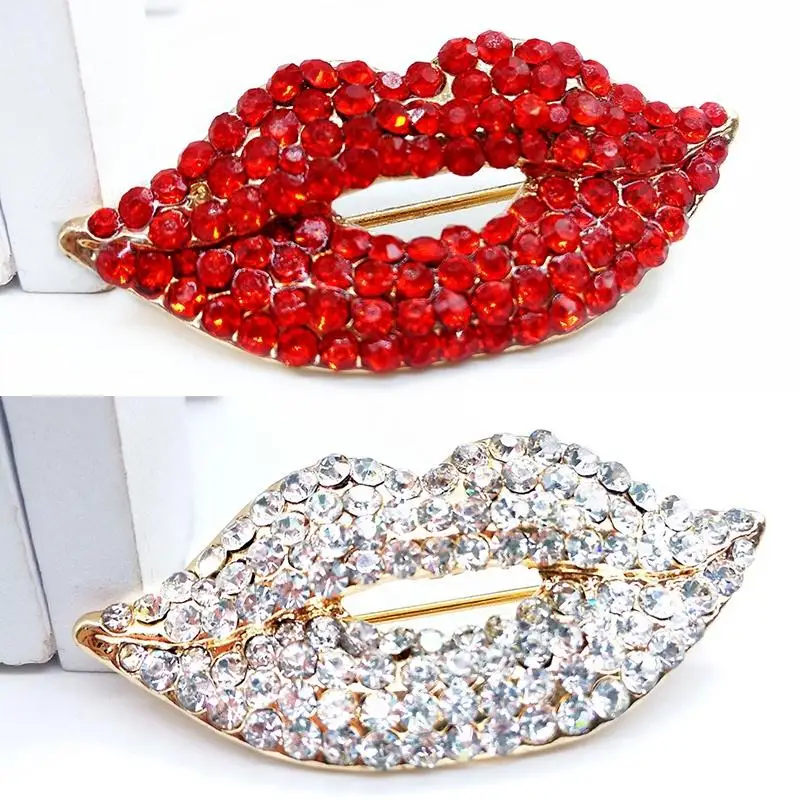 Hot Sexy Red Lip Enamel Brooches Women Men Crystal Lips Hats Bags Accessories Alloy Brooches Party Banquet
Hot Sexy Red Lip Enamel Brooches Women Men Crystal Lips Hats Bags Accessories Alloy Brooches Party Banquet
