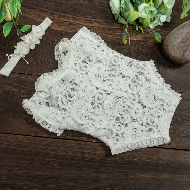 2 Pcs Newborn Photography Props Lace Headband Romper Kit Infants Photo Shooting Clothing Outfits Baby Headdress Bodysuit Set
2 Pcs Newborn Photography Props Lace Headband Romper Kit Infants Photo Shooting Clothing Outfits Baby Headdress Bodysuit Set
