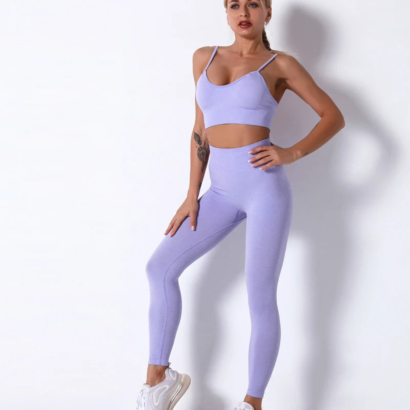 Yoga Set Gym 2 Piece Sport Seamless Suit Women Sportwear Solid Color Workout Leggings Top Push-up Bra Fitness Clothing
Yoga Set Gym 2 Piece Sport Seamless Suit Women Sportwear Solid Color Workout Leggings Top Push-up Bra Fitness Clothing