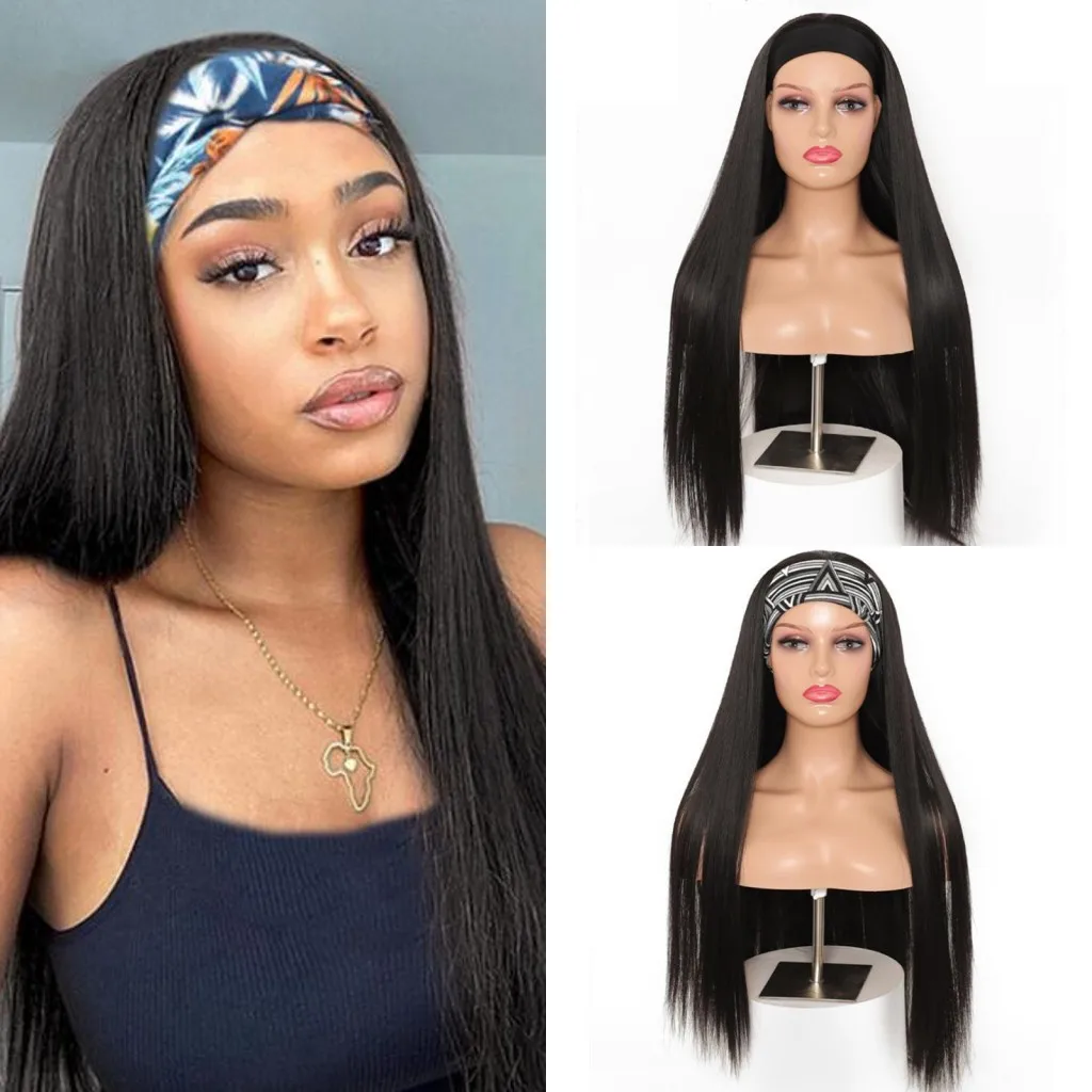 Long Straight Headband Wig for Women Thick Bouncy Black Hair Wig Synthetic Wig Cosplay Daily Lolita Wig Heat Resistant Fiber
Long Straight Headband Wig for Women Thick Bouncy Black Hair Wig Synthetic Wig Cosplay Daily Lolita Wig Heat Resistant Fiber