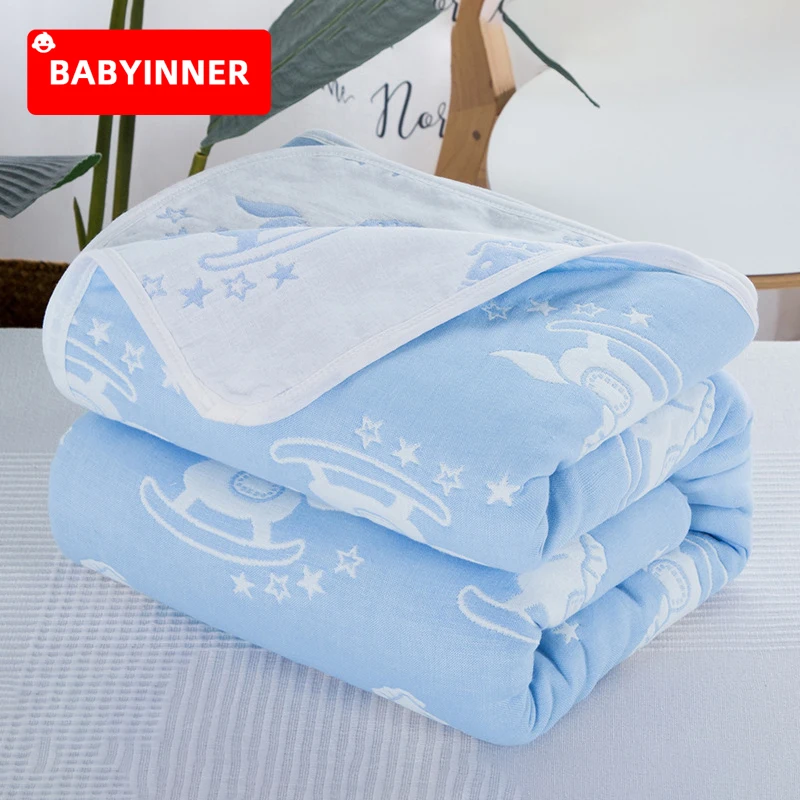 BABYINNER Baby Blanket 6 Layers Thicken Infant Swaddles Wrap 100% Cotton Newborn Bath Towel Comfortable Toddler Square Towels
BABYINNER Baby Blanket 6 Layers Thicken Infant Swaddles Wrap 100% Cotton Newborn Bath Towel Comfortable Toddler Square Towels