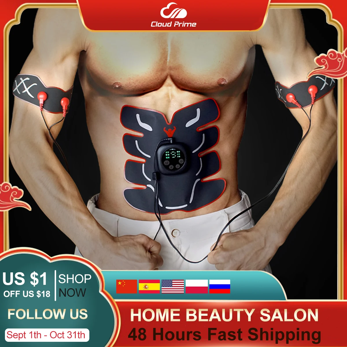 LCD Display Muscle Stimulator EMS Abdominal Hip Trainer Toner USB Abs Fitness Training Home Gym Weight Loss Body Slimming
LCD Display Muscle Stimulator EMS Abdominal Hip Trainer Toner USB Abs Fitness Training Home Gym Weight Loss Body Slimming