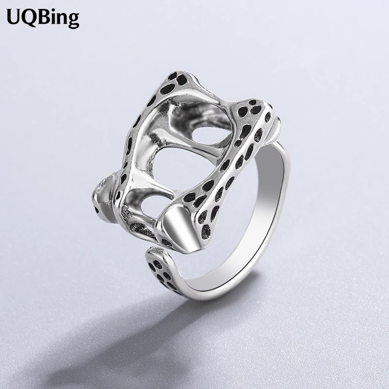 Модные полые кольца из стерлингового серебра 925 пробы серебристый неправильной формы пробы необычной формы для женщин, ювелирные изделия, п... 
Модные полые кольца из стерлингового серебра 925 пробы серебристый неправильной формы пробы необычной формы для женщин, ювелирные изделия, п...