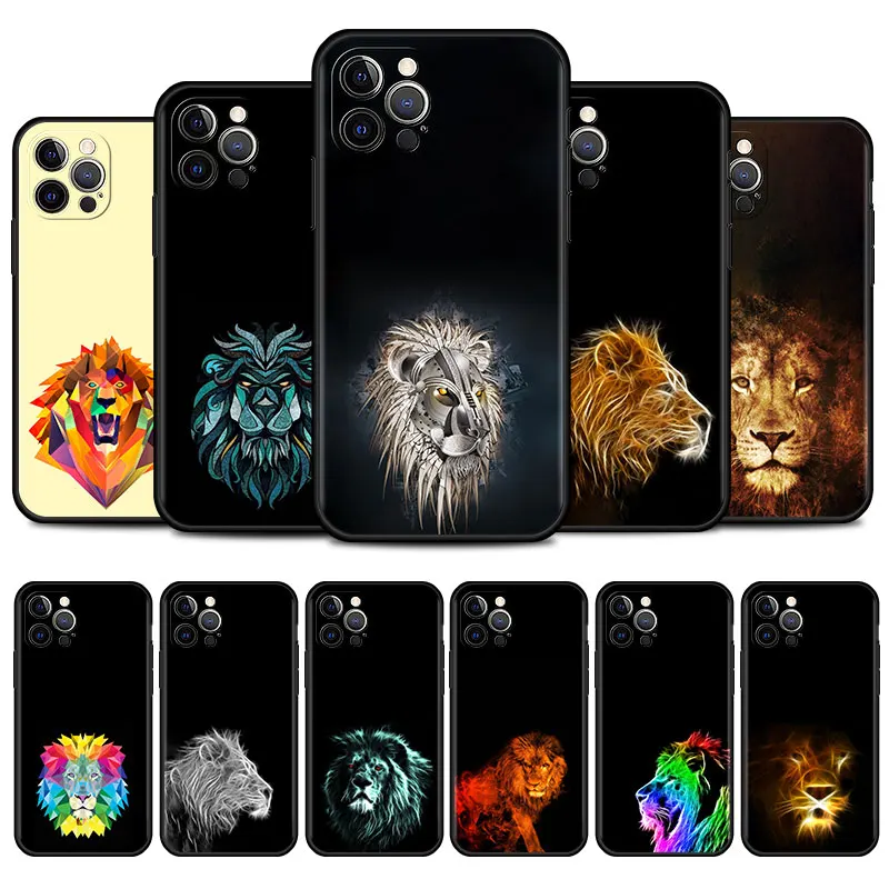 Abstract Lion Cell Phone Case For IPhone 11 13 7 8 Plus XR 12 Pro Max X 6 XS 12 Mini 5 SE Cover Black Soft Silicone Coque
Abstract Lion Cell Phone Case For IPhone 11 13 7 8 Plus XR 12 Pro Max X 6 XS 12 Mini 5 SE Cover Black Soft Silicone Coque