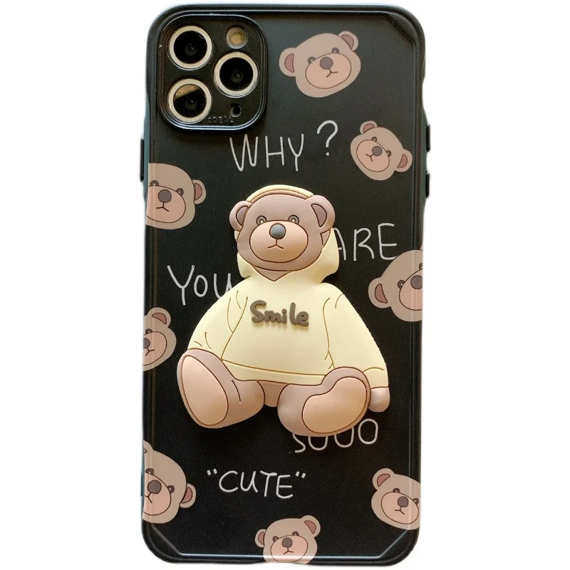 Bear Apple 12/11pro Max phone case iphoneXs/8plus female 7/XR stereo iphone 11 pro max case iphone xr case
Bear Apple 12/11pro Max phone case iphoneXs/8plus female 7/XR stereo iphone 11 pro max case iphone xr case
