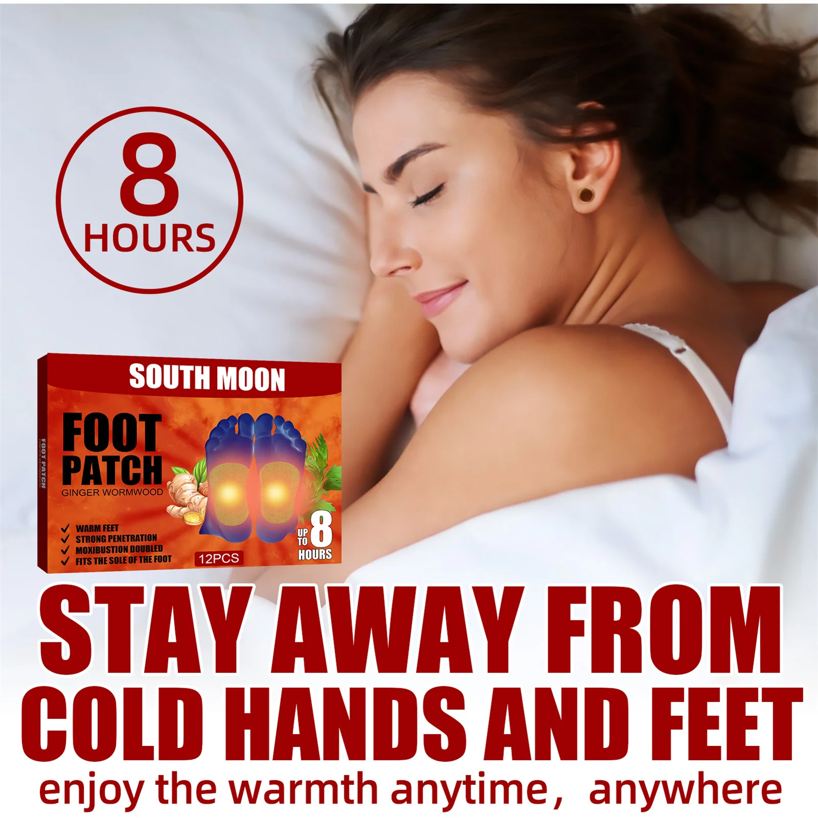 2 Count Ginger Foot Pads Chinese Mugwort Patch Relieve Pain Improve Sleep Body Care Sticker for Knees Back Health Care
2 Count Ginger Foot Pads Chinese Mugwort Patch Relieve Pain Improve Sleep Body Care Sticker for Knees Back Health Care