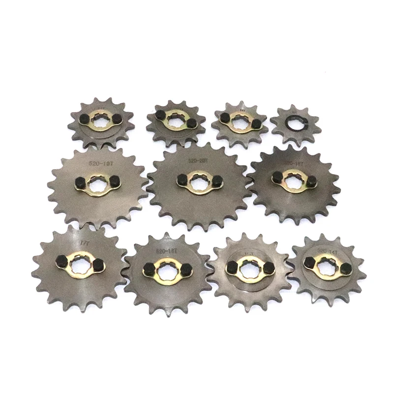 Передняя Звездочка двигателя 520, 10-20 зубьев, 20 мм, ID для Honda Lifan ZongShen ATV, квадроцикла, грязевого мотоцикла, багги, мотоцикла
Передняя Звездочка двигателя 520, 10-20 зубьев, 20 мм, ID для Honda Lifan ZongShen ATV, квадроцикла, грязевого мотоцикла, багги, мотоцикла