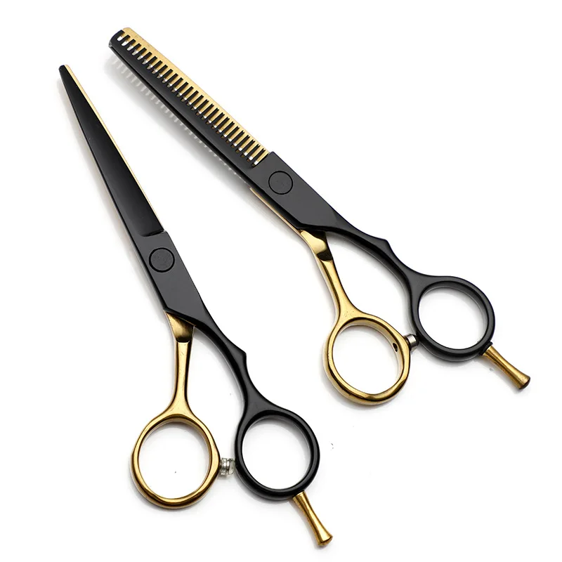 Hair Scissors 5.5 Inch Black Scissors Hair Professional Hairdressing Scissors Thinning Barber Scissor Set Hair Cutting Scissors
Hair Scissors 5.5 Inch Black Scissors Hair Professional Hairdressing Scissors Thinning Barber Scissor Set Hair Cutting Scissors