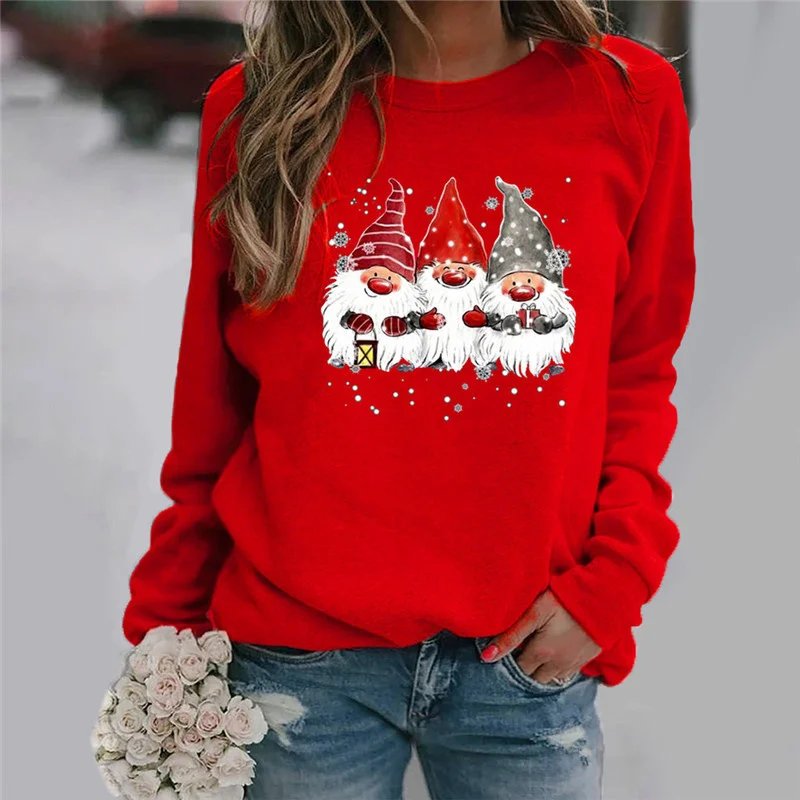 Women fall winter mango long-neck casual pulvering tops of Daddy cartoons Santa Claus printing hoodies ladies New Year's
Women fall winter mango long-neck casual pulvering tops of Daddy cartoons Santa Claus printing hoodies ladies New Year's