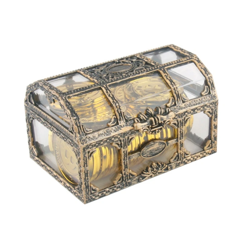Creative Storage Box Transparent Plastic Box Pirate Party Decoration Halloween Crystal Gem Box Plastic Box Pirate Scene
Creative Storage Box Transparent Plastic Box Pirate Party Decoration Halloween Crystal Gem Box Plastic Box Pirate Scene
