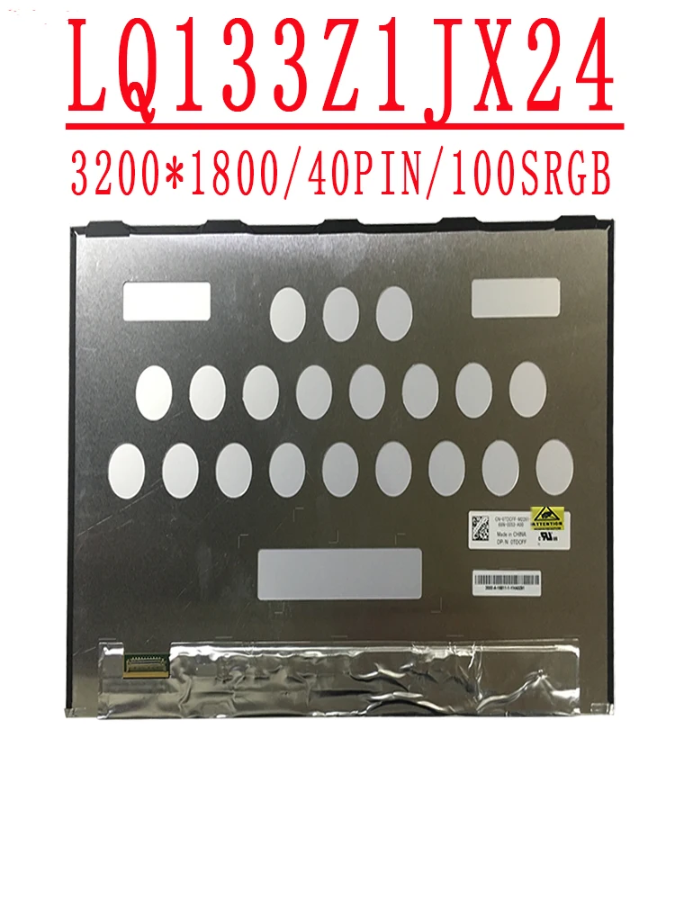 LQ133Z1JX24 13,3 "светодиодный ЖК-экран для ноутбука DP/N 0TDCFF для Sharp LQ133Z1JX24 3280*1800 100% sRGB FHD 40pin RGB дисплей Панель 
LQ133Z1JX24 13,3 "светодиодный ЖК-экран для ноутбука DP/N 0TDCFF для Sharp LQ133Z1JX24 3280*1800 100% sRGB FHD 40pin RGB дисплей Панель