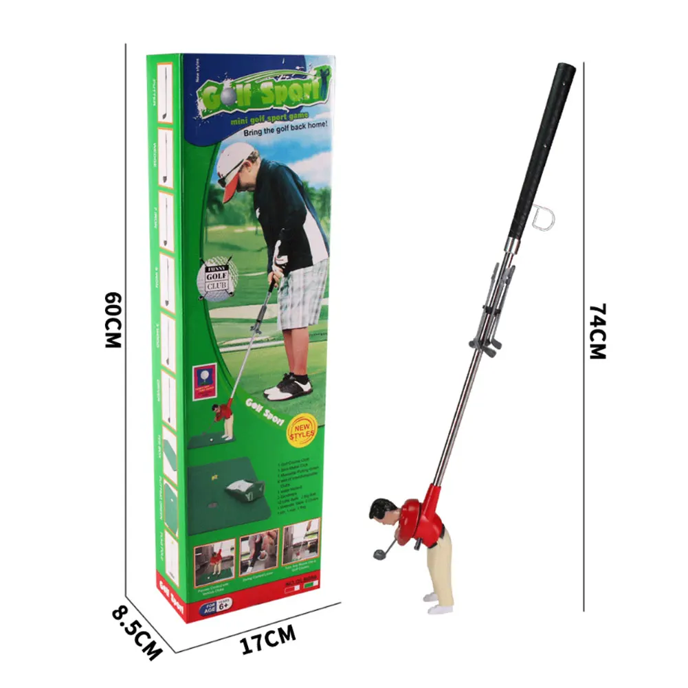 Mini Golfing Professional Man Game Indoor Golf Game Set Portable Golf Toy Set Golf Ball Sport Set for Kids Adult
Mini Golfing Professional Man Game Indoor Golf Game Set Portable Golf Toy Set Golf Ball Sport Set for Kids Adult