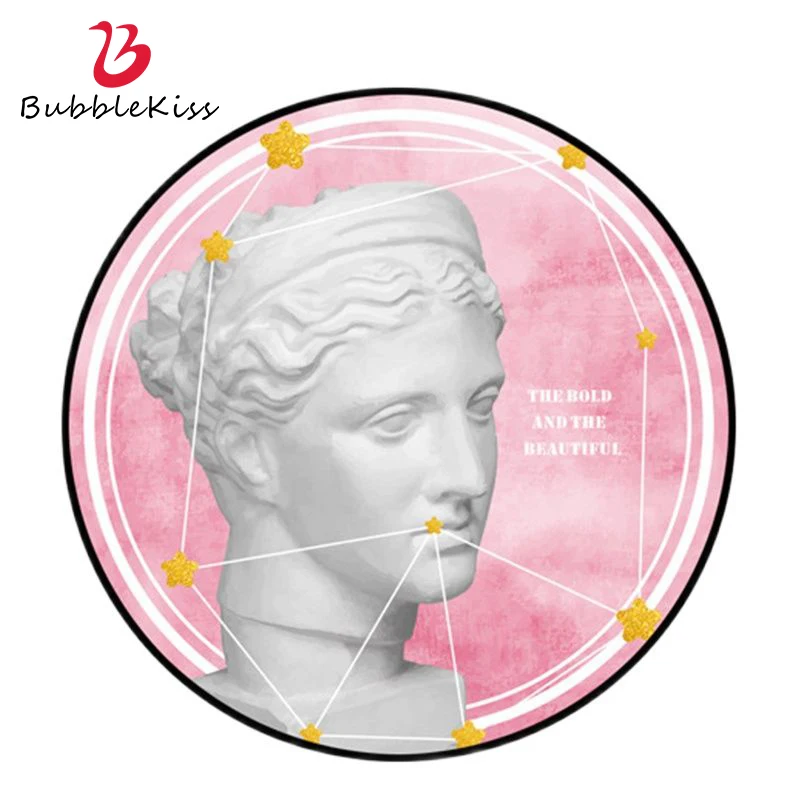 Bubble Kiss Round Carpets For Living Room Fashion Pink Floor Mat Plaster Head Art Decoration Area Rugs Modern Style Home Doormat
Bubble Kiss Round Carpets For Living Room Fashion Pink Floor Mat Plaster Head Art Decoration Area Rugs Modern Style Home Doormat