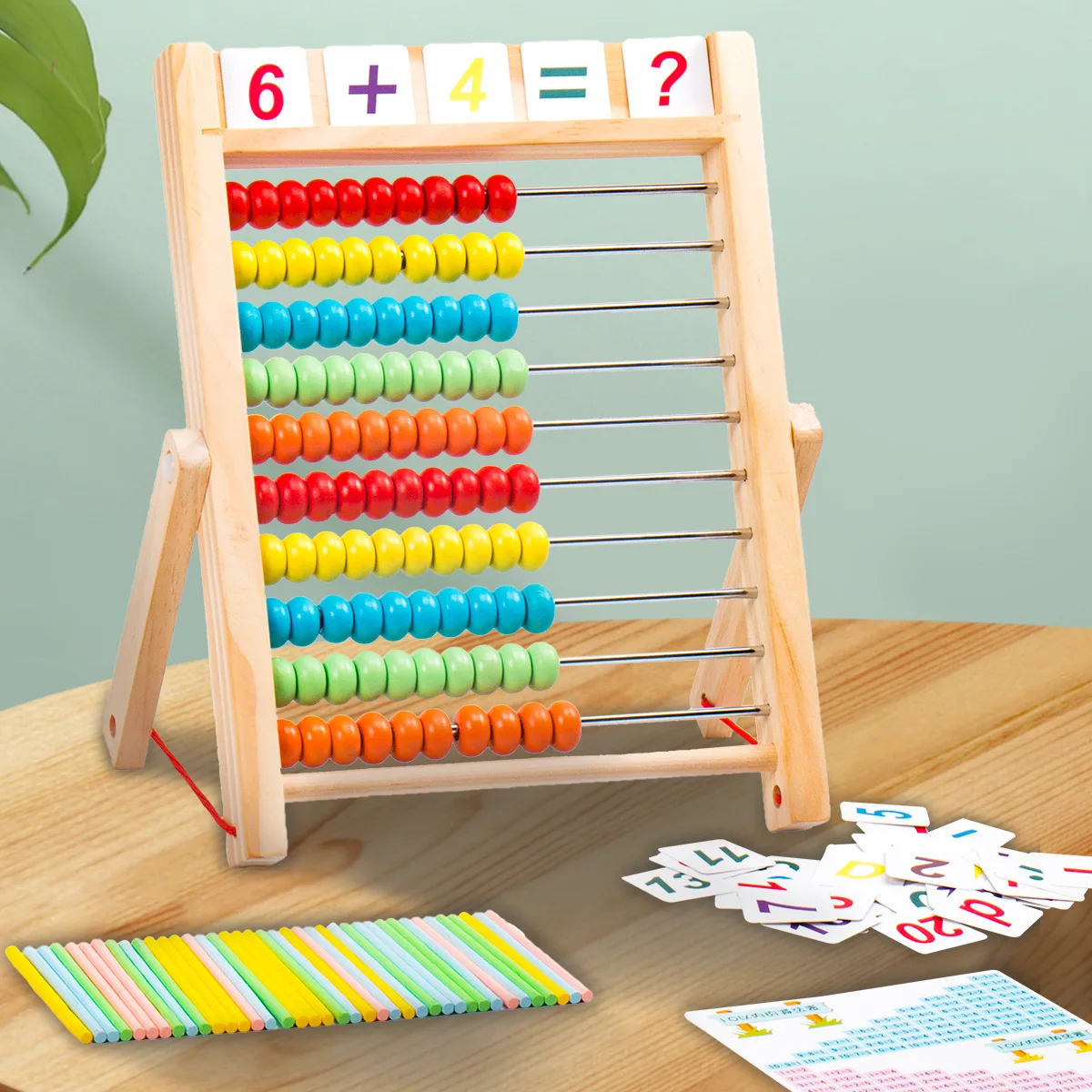 Wooden Abacus Children Early Math Learning Toys Numbers Counting Calculating Beads Abacus Montessori Educational Toys Math Toys
Wooden Abacus Children Early Math Learning Toys Numbers Counting Calculating Beads Abacus Montessori Educational Toys Math Toys