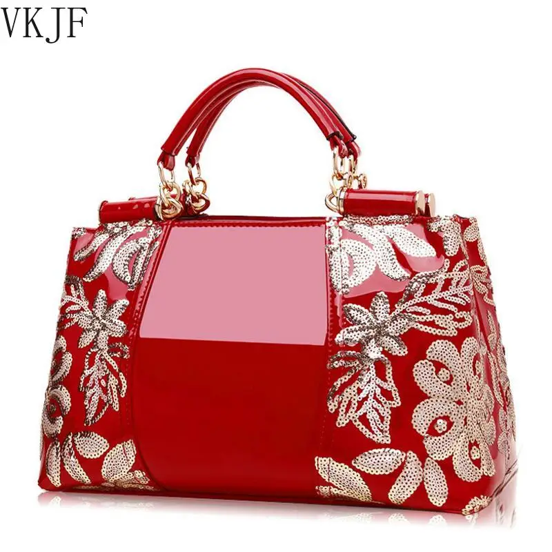 Best Selling New Fashion Patent Leather Sequins High-end Women's Bag Luxury Brand Design Handbag Ladies Shoulder Messenger Bag
Best Selling New Fashion Patent Leather Sequins High-end Women's Bag Luxury Brand Design Handbag Ladies Shoulder Messenger Bag