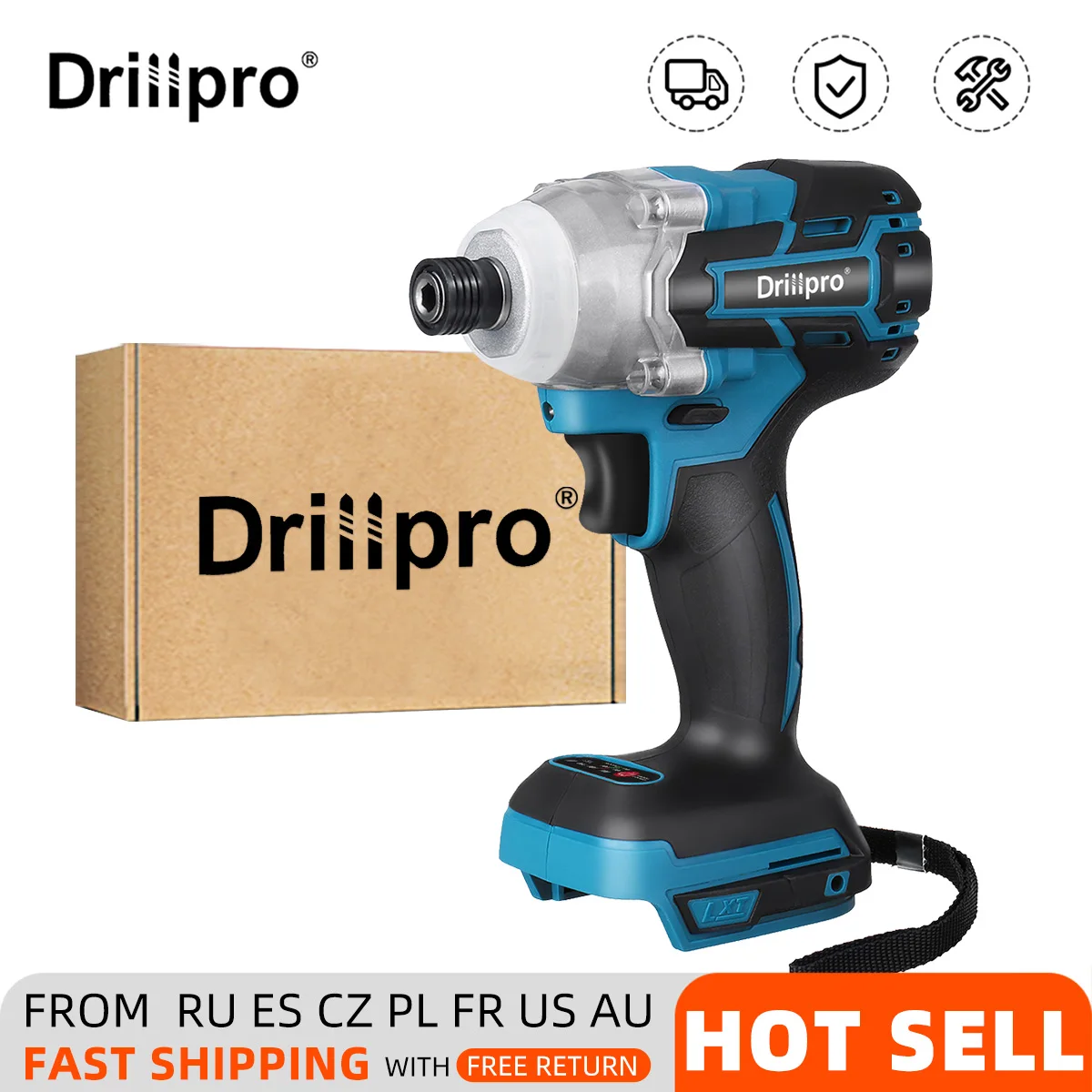 Аккумуляторная электрическая отвертка Drillpro, перезаряжаемая электрическая отвертка 1/4 дюйма, электроинструменты для аккумулятора Makita 18 в
Аккумуляторная электрическая отвертка Drillpro, перезаряжаемая электрическая отвертка 1/4 дюйма, электроинструменты для аккумулятора Makita 18 в