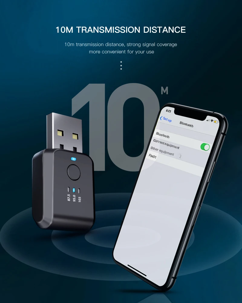 Fm-радио FM01 Bluetooth 5 0 приемник-передатчик громкая связь мини-Usb автомобильный