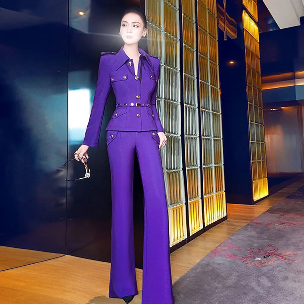 Women Jacket Blazer Suit Fashion Casual Ladies Solid Color Two Piece 2021 Autumn Winter Office Wear Elegant Suit Jacket Pants
Women Jacket Blazer Suit Fashion Casual Ladies Solid Color Two Piece 2021 Autumn Winter Office Wear Elegant Suit Jacket Pants