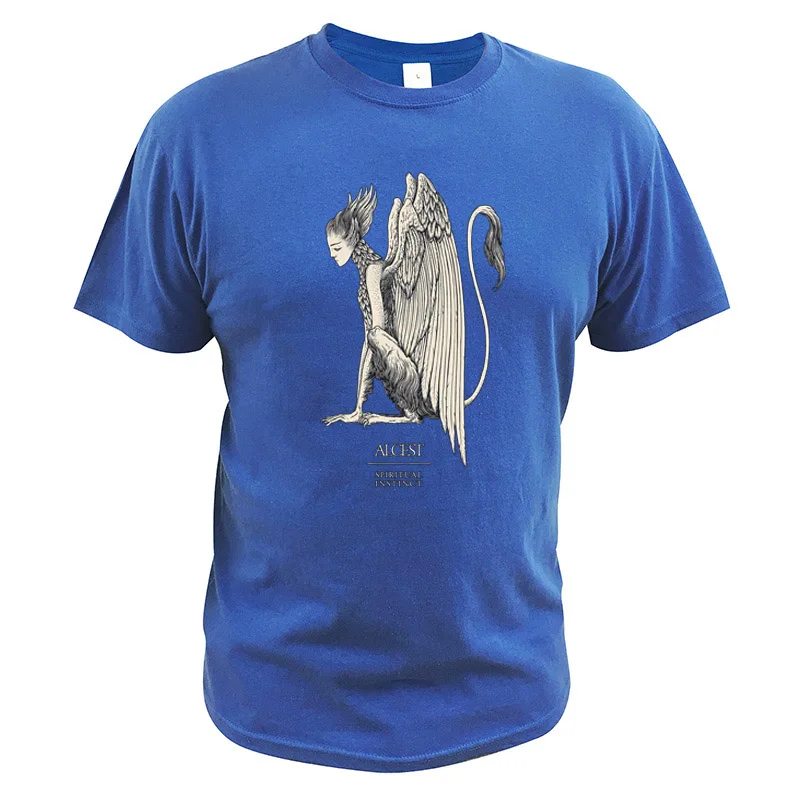 Футболка духовного Instinct Alcest Album футболка из 100% хлопка с французским