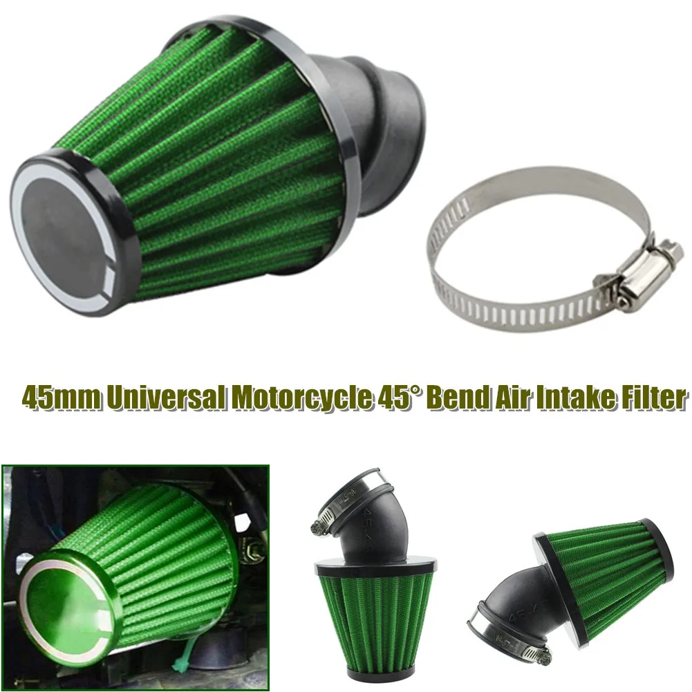 Motorcycle Air Filter Modified 45mm Air Intake Filter Pod 45° Bend Cone Tuning Cleaner Motorcycle Carburetor Air Filter Cleaner
Motorcycle Air Filter Modified 45mm Air Intake Filter Pod 45° Bend Cone Tuning Cleaner Motorcycle Carburetor Air Filter Cleaner
