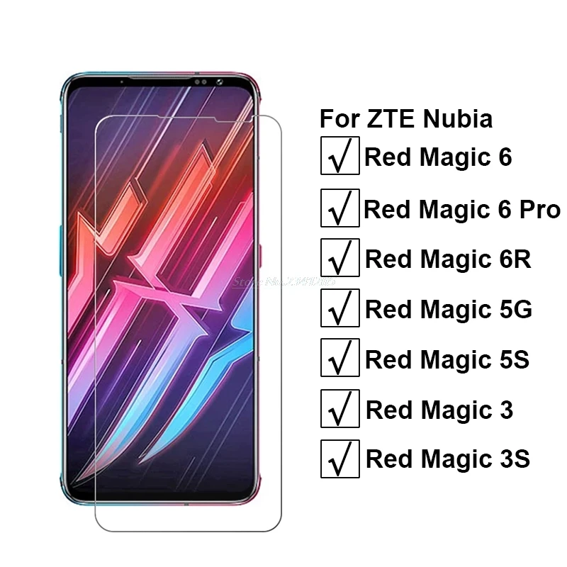 2-1PC Tempered Glass For ZTE Nubia Red Magic 6R 6s Pro Protective Glass Screen Protector For ZTE Nubia Magic 5G 5S 3 3S Pelicula
2-1PC Tempered Glass For ZTE Nubia Red Magic 6R 6s Pro Protective Glass Screen Protector For ZTE Nubia Magic 5G 5S 3 3S Pelicula