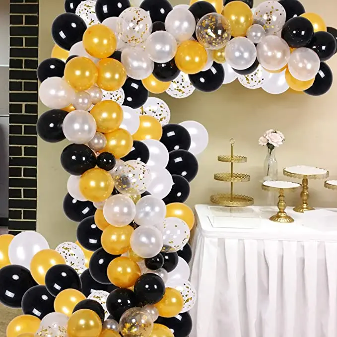Black Gold Balloon Garland Kit Gold Confetti Balloons Arch Kit Baby Shower Globos Birthday Party Supplies Wedding Decoration
Black Gold Balloon Garland Kit Gold Confetti Balloons Arch Kit Baby Shower Globos Birthday Party Supplies Wedding Decoration