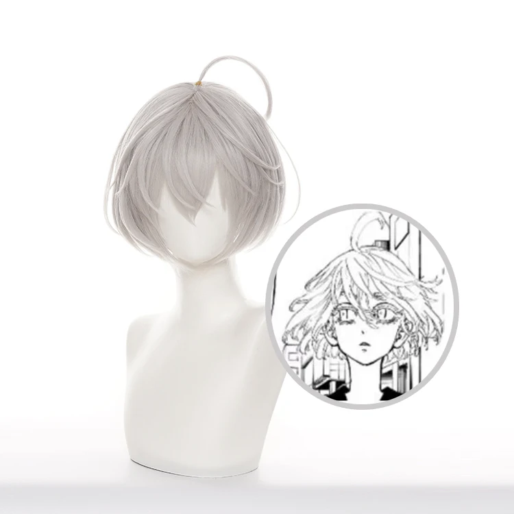 Anime Tokyo Revengers Senju Kawaragi Akashi Cosplay Wig Light Gray White Hair Heat Resistant Wig Cap Halloween Women Wig
Anime Tokyo Revengers Senju Kawaragi Akashi Cosplay Wig Light Gray White Hair Heat Resistant Wig Cap Halloween Women Wig