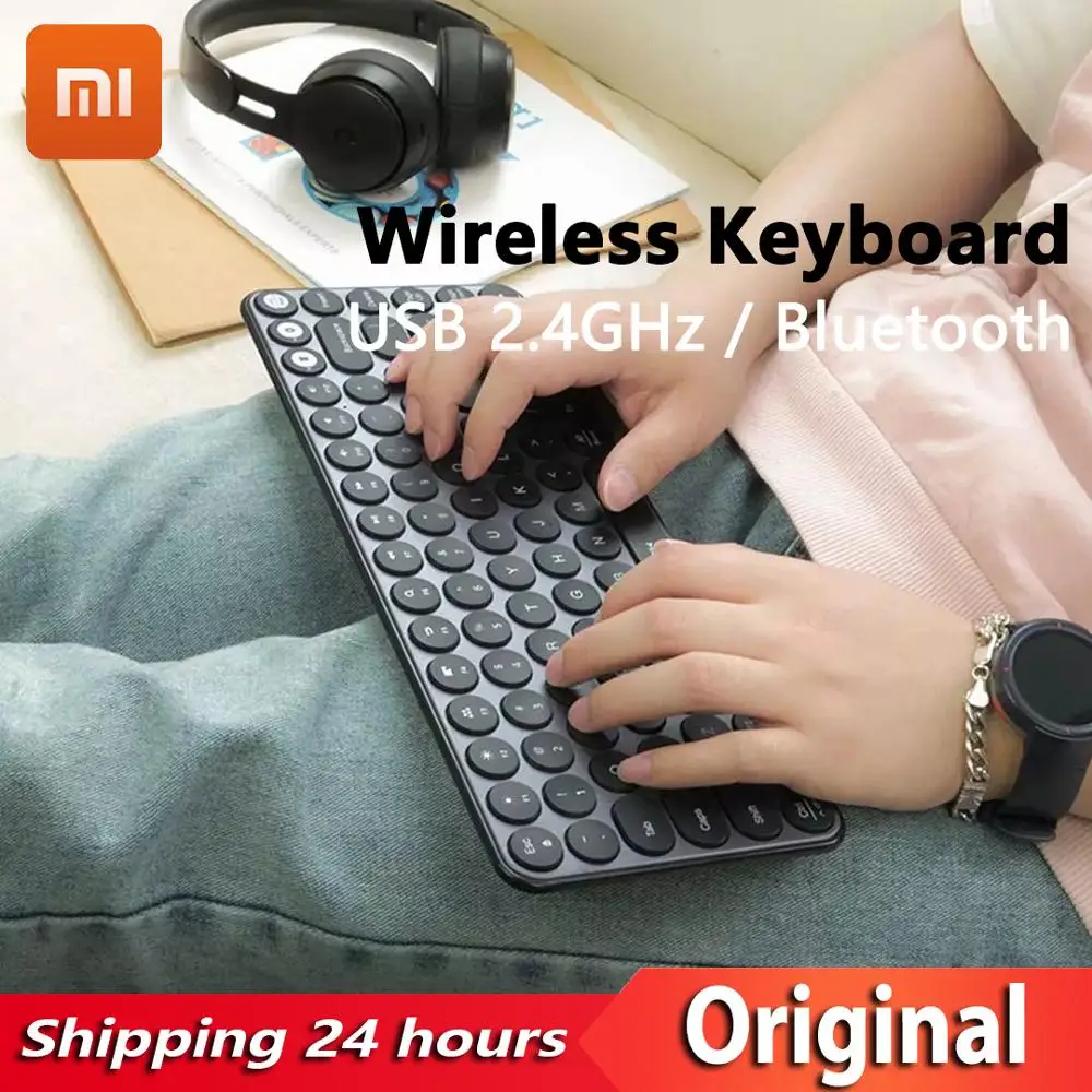 Youpin MIIIW Wireless Keyboard 85 Keys Portable Bluetooth USB Dual Mode Keyboard Multi-system Switching Multi-color Selection
Youpin MIIIW Wireless Keyboard 85 Keys Portable Bluetooth USB Dual Mode Keyboard Multi-system Switching Multi-color Selection