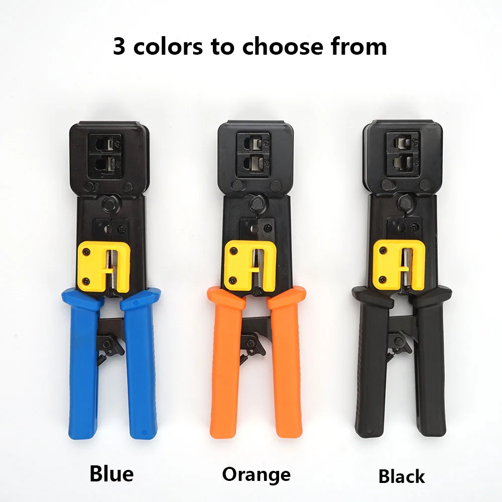 RJ11 RJ45 Crimper Tool Cable Crimping Tool Network Pliers Tool Multi-Function Pliers Modular Connector Crimping Cable Cutter
RJ11 RJ45 Crimper Tool Cable Crimping Tool Network Pliers Tool Multi-Function Pliers Modular Connector Crimping Cable Cutter