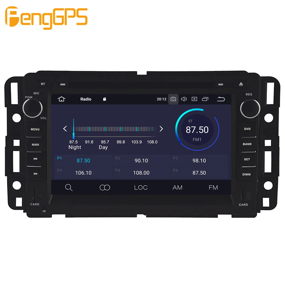 Android 9.0 PX5 4+64GB car DVD player Built-in DSP Car multimedia Radio For GMC Yukon Tahoe 2007-2012 GPS Navigation
Android 9.0 PX5 4+64GB car DVD player Built-in DSP Car multimedia Radio For GMC Yukon Tahoe 2007-2012 GPS Navigation
