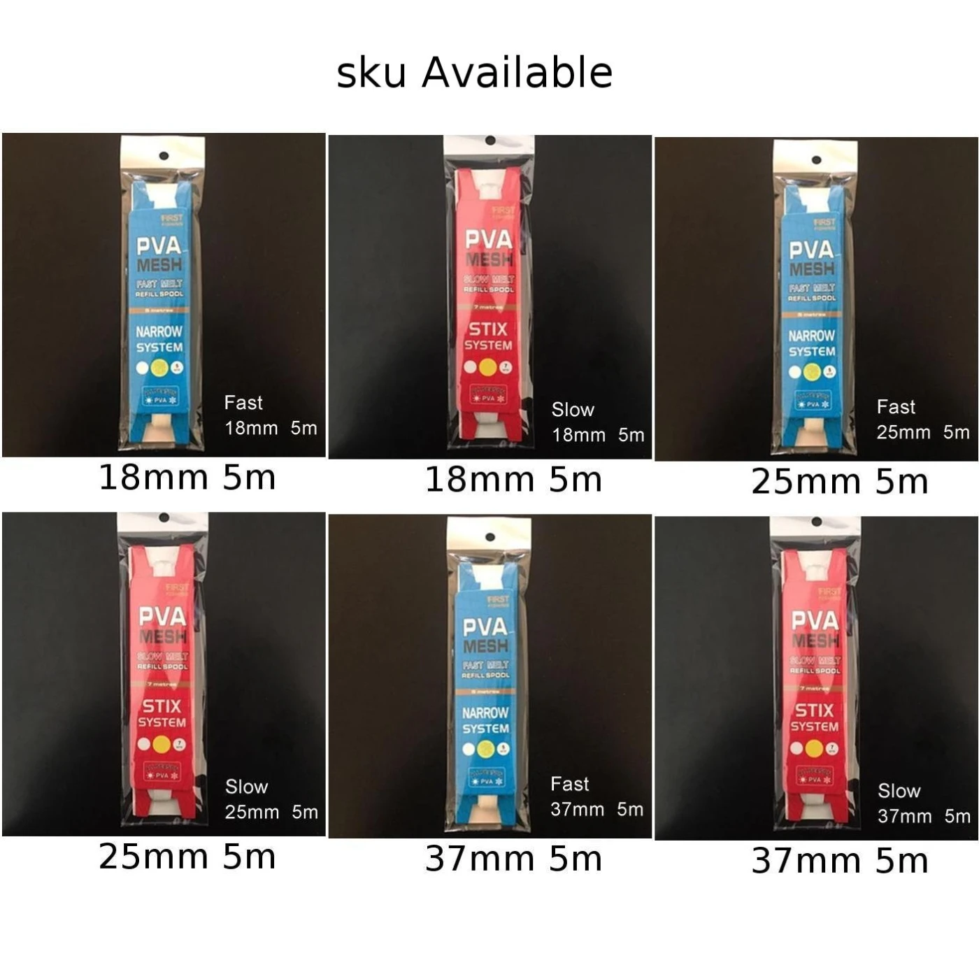 5m Mesh PVA Refill Carp Fishing Stocking Bait Wrap Bags Water Soluble 18/25/37mm Exquisite Workmanship And Long Service Life
5m Mesh PVA Refill Carp Fishing Stocking Bait Wrap Bags Water Soluble 18/25/37mm Exquisite Workmanship And Long Service Life