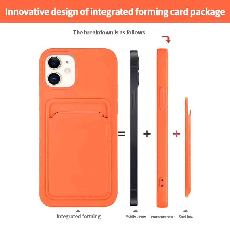 original card bag soft Silicone Luxury Case For Apple iPhone 11 12 Pro Max mini 7 8 Plus XR X XS Shockproof Case protector CASE
original card bag soft Silicone Luxury Case For Apple iPhone 11 12 Pro Max mini 7 8 Plus XR X XS Shockproof Case protector CASE