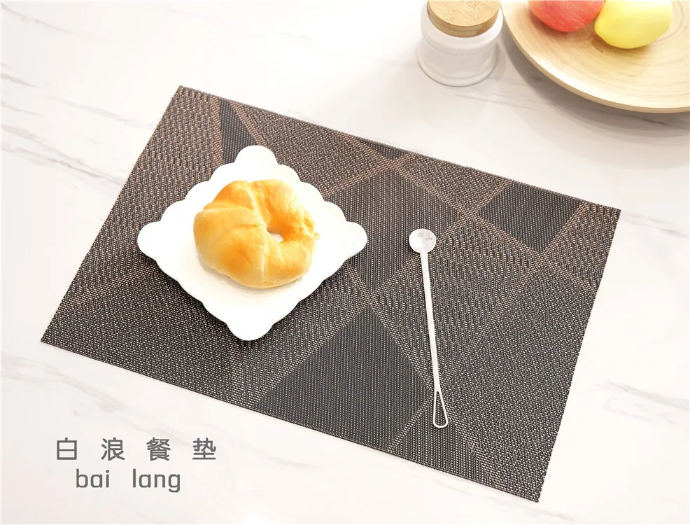 Teslin Table Mat, Environmentally Friendly Non-slip Heat Insulation Pad, Household Simple Placemat Placemats for Table
Teslin Table Mat, Environmentally Friendly Non-slip Heat Insulation Pad, Household Simple Placemat Placemats for Table