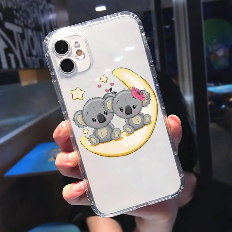 koala bear Animal cartoon cute Phone Case Transparent soft For iphone 5 5s 5c se 6 6s 7 8 11 12 plus mini x xs xr pro max
koala bear Animal cartoon cute Phone Case Transparent soft For iphone 5 5s 5c se 6 6s 7 8 11 12 plus mini x xs xr pro max
