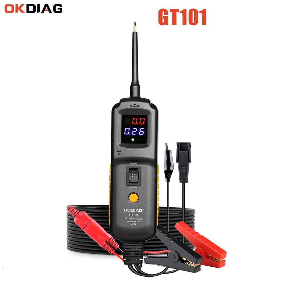 Датчик мощности GODIAG GT101 + обнаружение дефектов автомобильной линии питания + Очистка и тестирование топливного инжектора + обнаружение тока ...
Датчик мощности GODIAG GT101 + обнаружение дефектов автомобильной линии питания + Очистка и тестирование топливного инжектора + обнаружение тока ...