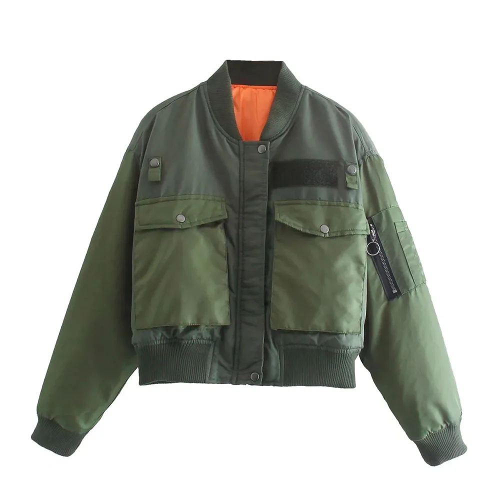 HYHY New Autumn 2021 Women ArmyGreen Vintage Cool Jacket Female OverSize Casual Streetwear Long Sleeve Zipper Short Top
HYHY New Autumn 2021 Women ArmyGreen Vintage Cool Jacket Female OverSize Casual Streetwear Long Sleeve Zipper Short Top