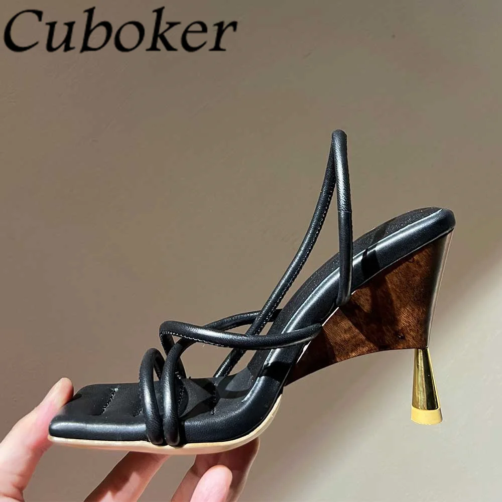 Женские босоножки на высоком каблуке, туфли с узким ремешком сзади на шпильке, пикантная вечерние ринки или свадьбы, лето 2022
Женские босоножки на высоком каблуке, туфли с узким ремешком сзади на шпильке, пикантная вечерние ринки или свадьбы, лето 2022