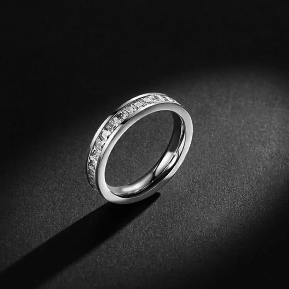 Romantic Fashion Couple Men Women Square Full Zircon Ring Engagement Wedding Geometric Zircon Ring Jewelry 
Romantic Fashion Couple Men Women Square Full Zircon Ring Engagement Wedding Geometric Zircon Ring Jewelry