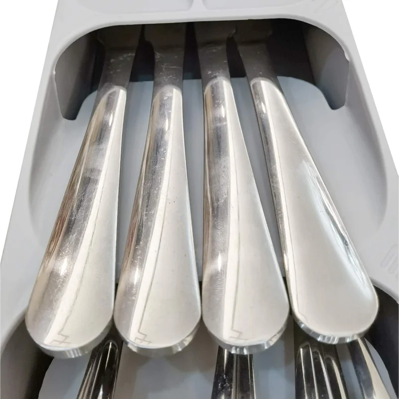 Cutlery Storage Tray Knife Holder Tableware Organizer Spoon Fork Storage Box Plastic Container plateau Knife Block Holder
Cutlery Storage Tray Knife Holder Tableware Organizer Spoon Fork Storage Box Plastic Container plateau Knife Block Holder
