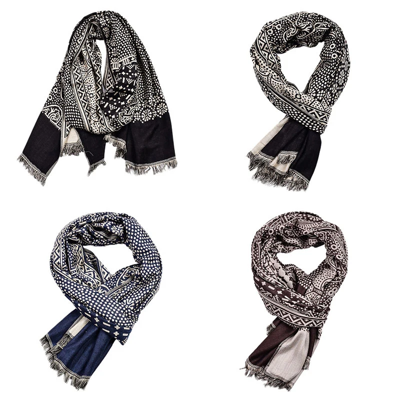 Cotton Linen Men Scarf Winter Warm Large Scarves Retro Cashew Print Ethnic Style Male Scarves Long Shawls Wrap High Quality
Cotton Linen Men Scarf Winter Warm Large Scarves Retro Cashew Print Ethnic Style Male Scarves Long Shawls Wrap High Quality